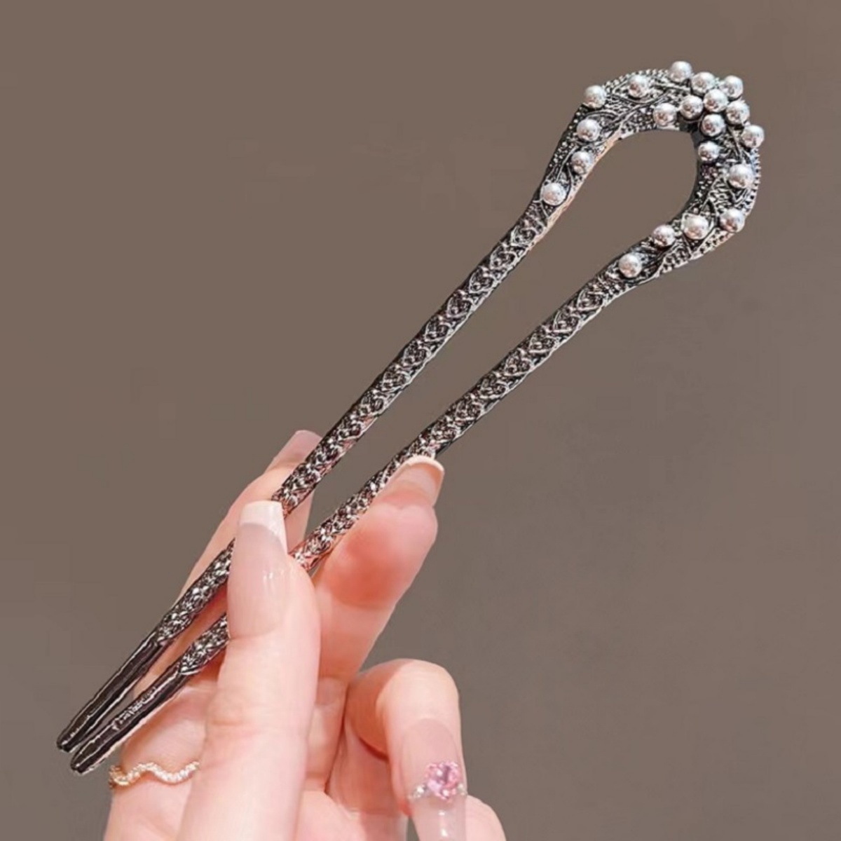 Women Accessories Shop - Nieuwe Parel U-vormige Haarspeld Voor Vrouwen
