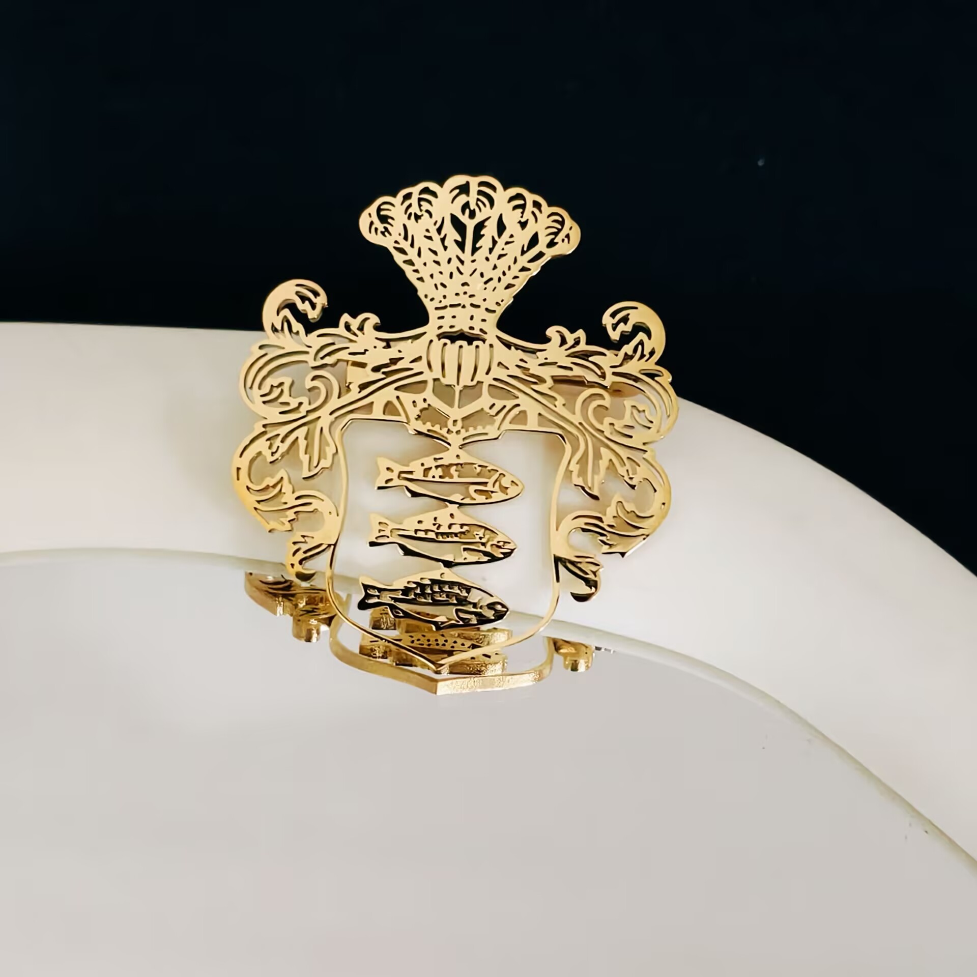 Women Accessories Gift Set - Op maat gemaakte roestvrijstalen broche revers