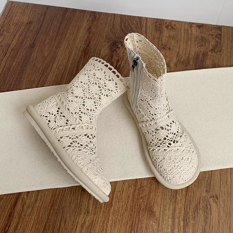 Women'S Ankle Accessories - 2026 Zomerlaarzen Ademend Mesh Zomer Dames