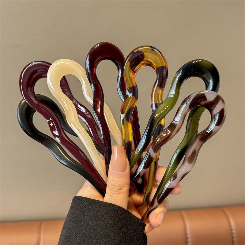 Women'S Accessories H&M - Elegante acryl U-vormige haarspeld voor dames,
