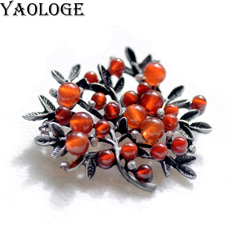 Women Accessories Bouquet - Nieuwe Natuursteen Plant Blad Boeket Metalen