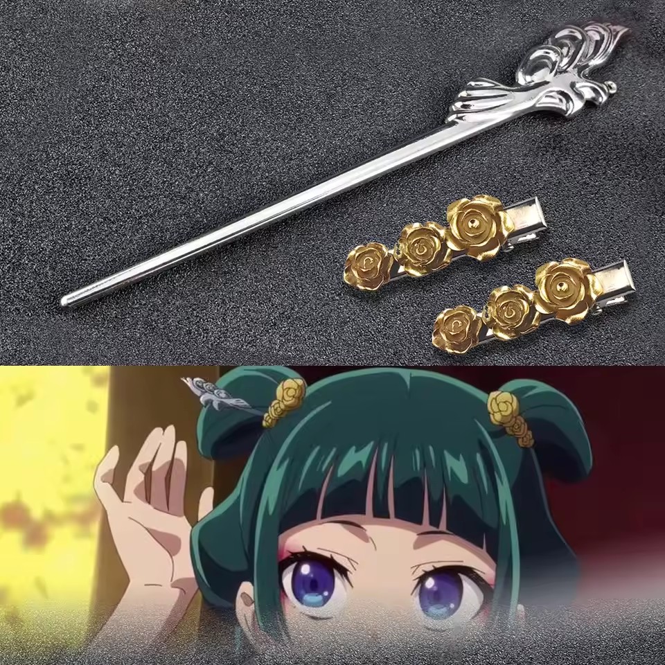 Women Accessories Shop - Apotheker Diaries Legering Haarspelden Anime Cosplay
