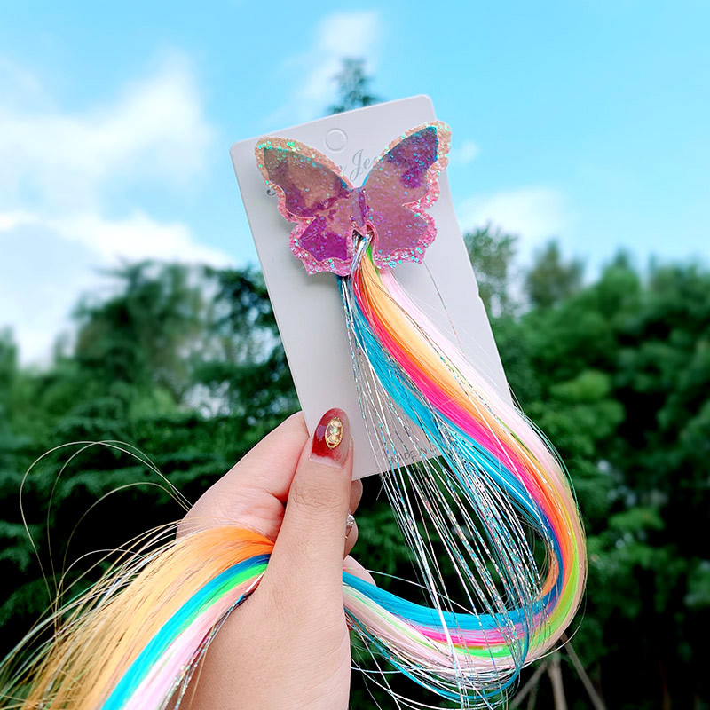 Kleurrijke Haar Stuk Haar Exte - Women'S Accessories Rainbow Shops recensie en prijs