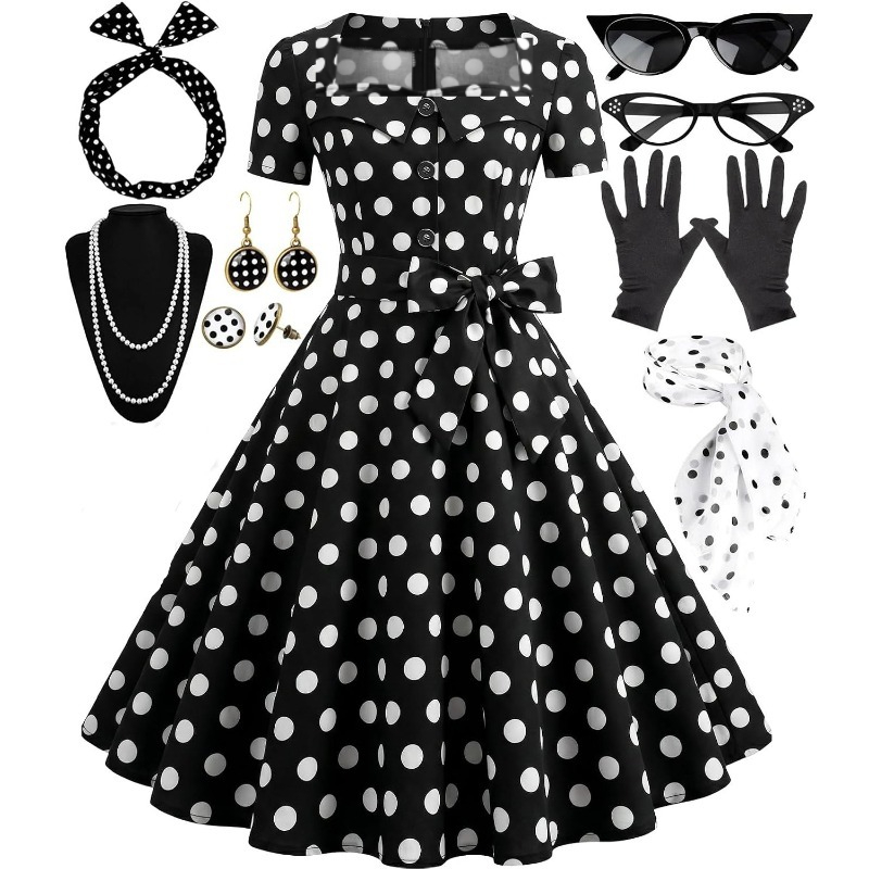 Elegante vintage jurken uit de - Women'S Accessories In The 1950S recensie en prijs