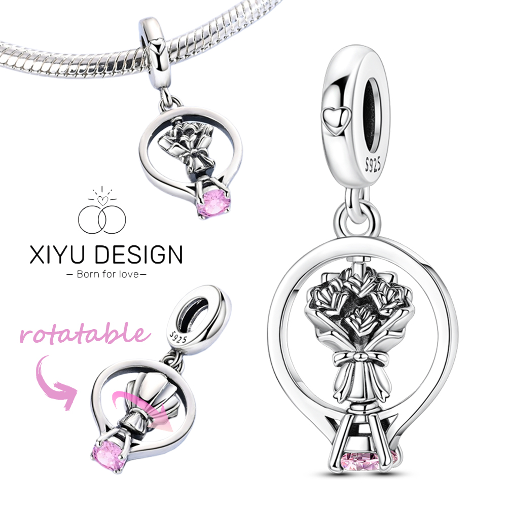 925 zilveren bedelkraal draaib - Women Accessories Bouquet recensie en prijs