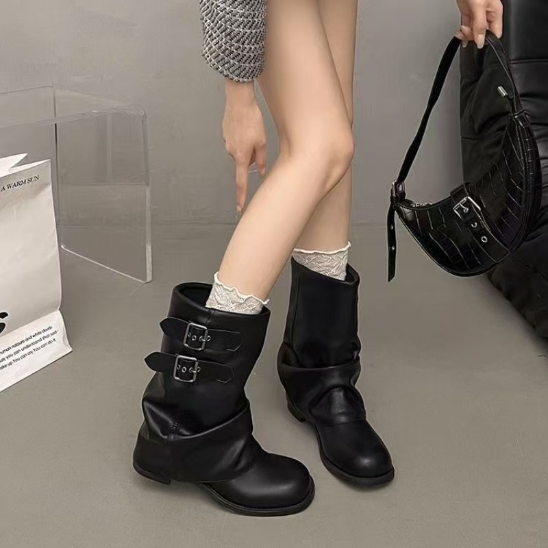 Dames zwarte slouchy mid-calf  - Women'S Ankle Accessories recensie en prijs