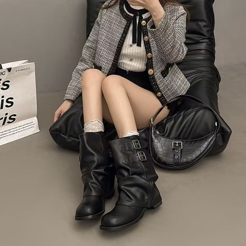 Dames zwarte slouchy mid-calf  - Women'S Ankle Accessories recensie en prijs