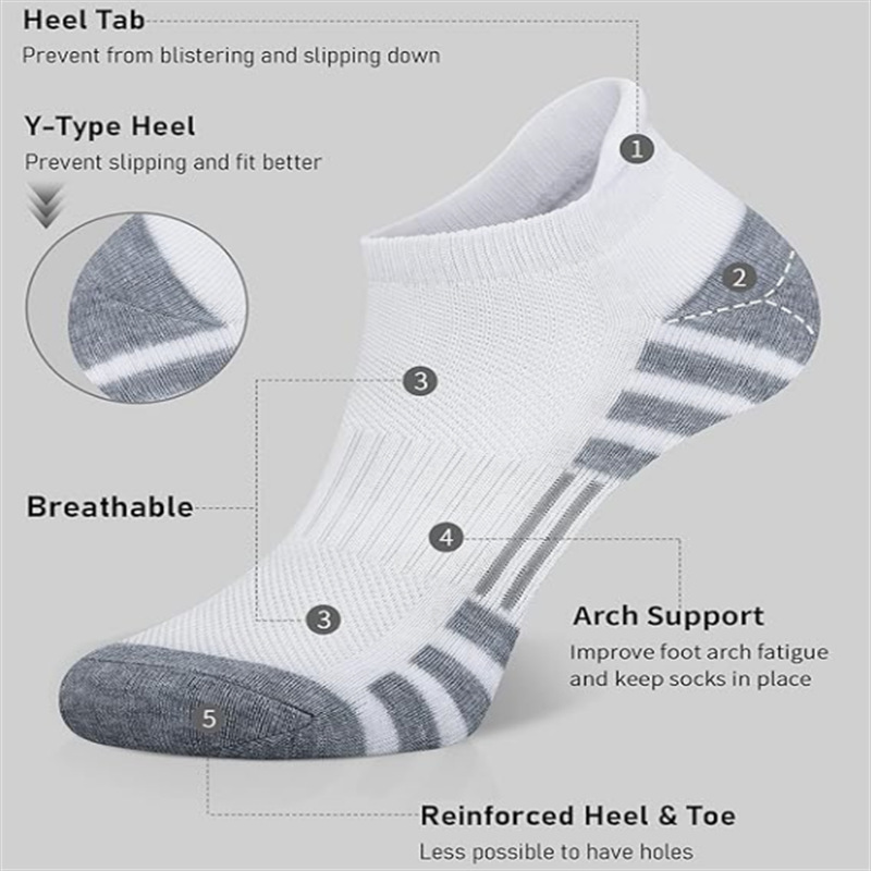 6/24 Paar Gedempte Ademend Enk - Women'S Ankle Accessories recensie en prijs