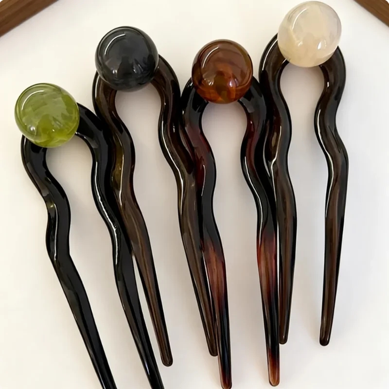 Mode gekleurde parel U-vormige - Women Accessories Shop recensie en prijs