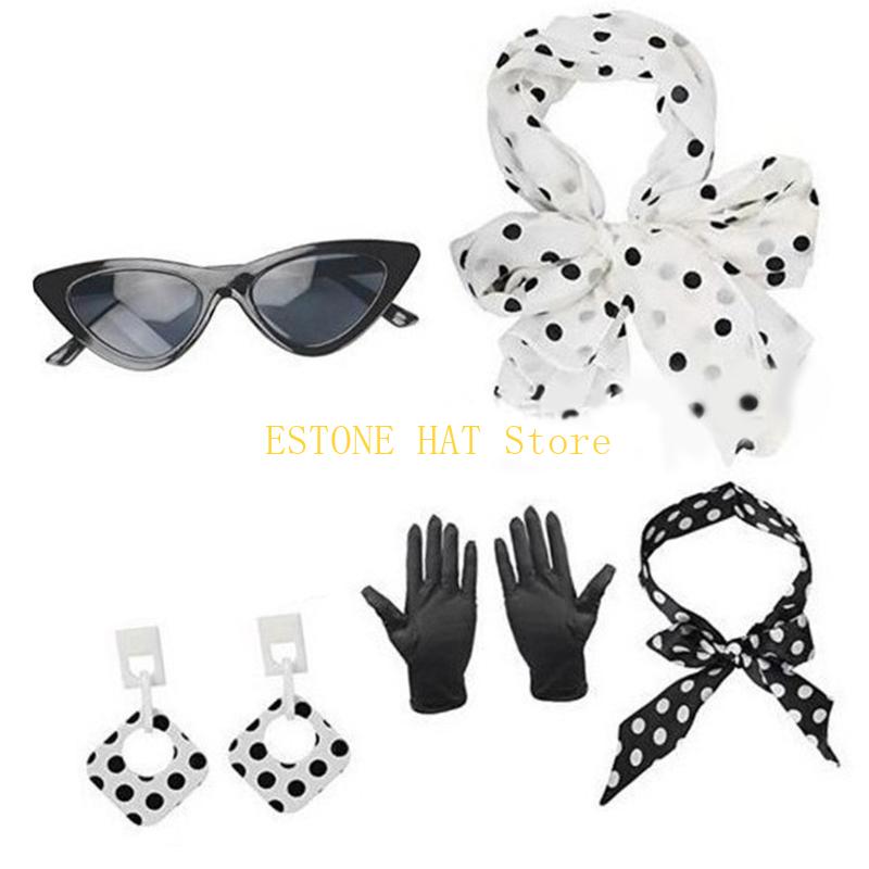 49MF 5-delige Rockabilly-acces - Women'S Accessories In The 1950S recensie en prijs