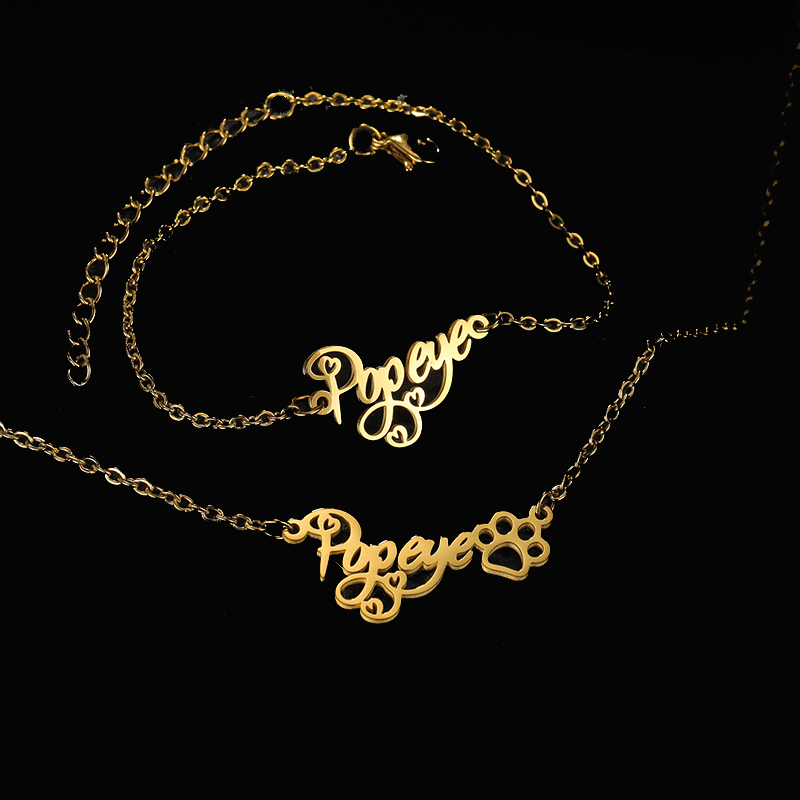 Goxijite Aanpassen Naam Kettin - Women Accessories Gift Set recensie en prijs