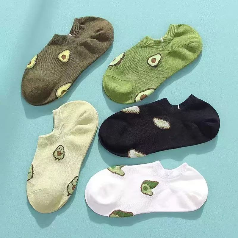 5 paar Cartoon Avocado Crew en - Women'S Ankle Accessories recensie en prijs