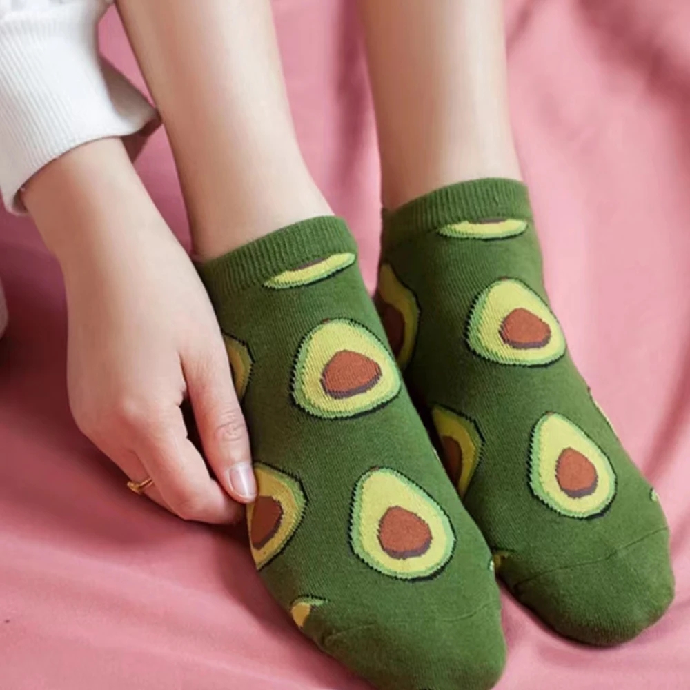 5 paar Cartoon Avocado Crew en - Women'S Ankle Accessories recensie en prijs