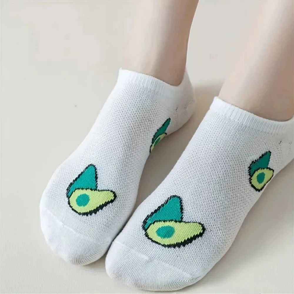 5 paar Cartoon Avocado Crew en - Women'S Ankle Accessories recensie en prijs