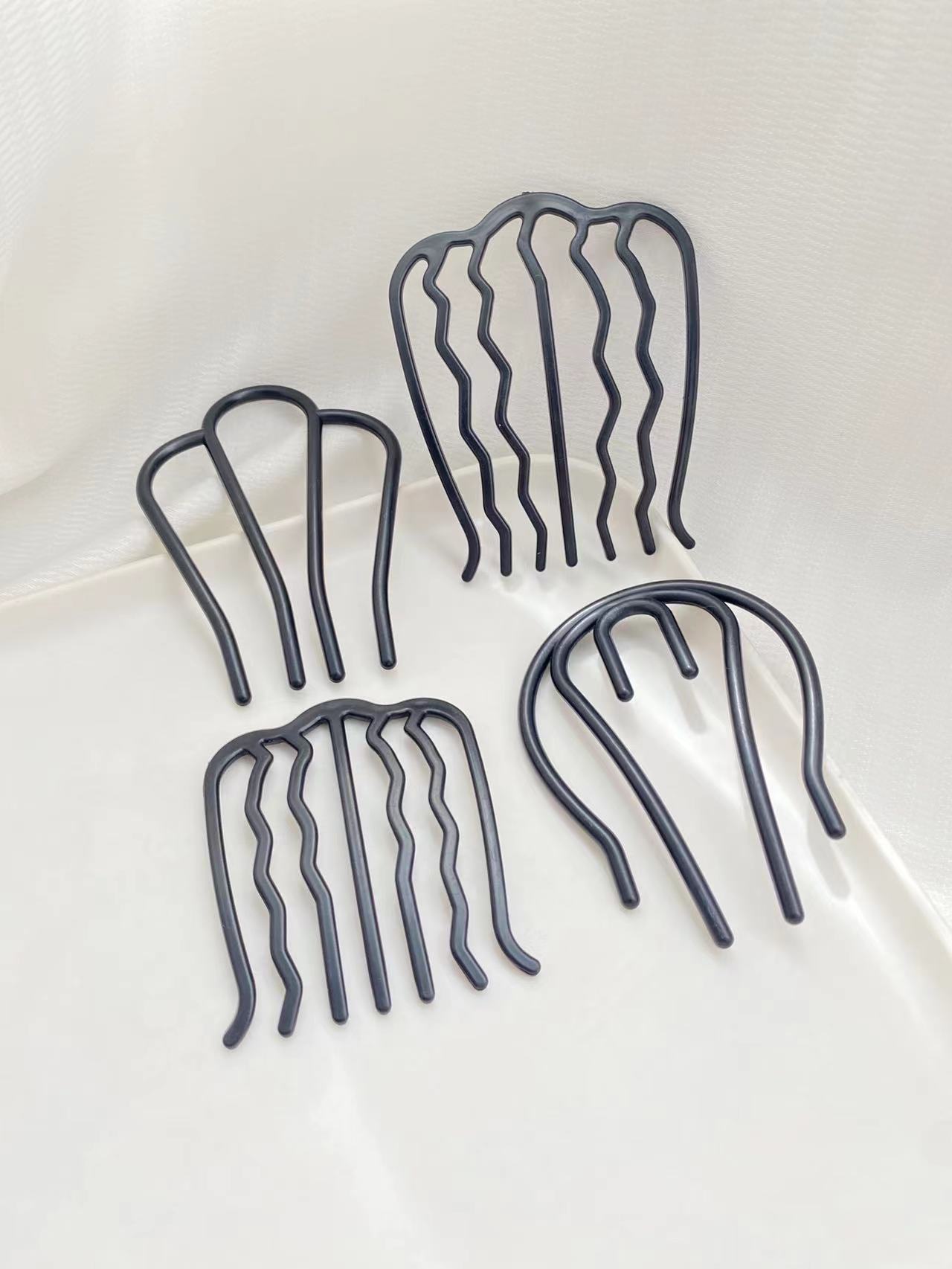 4 stuks zwarte haarkammen met  - Women Accessories Shop recensie en prijs