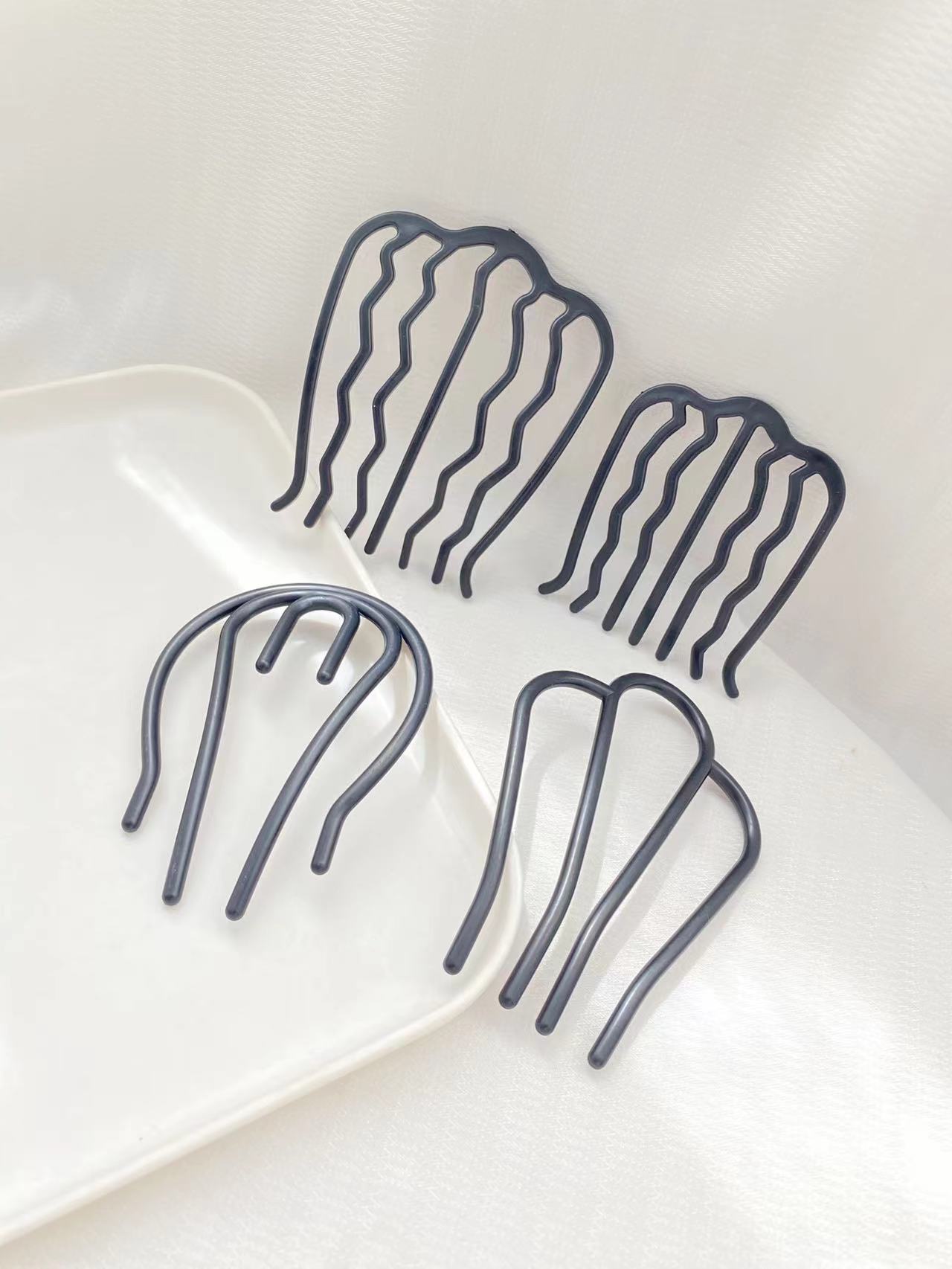 4 stuks zwarte haarkammen met  - Women Accessories Shop recensie en prijs