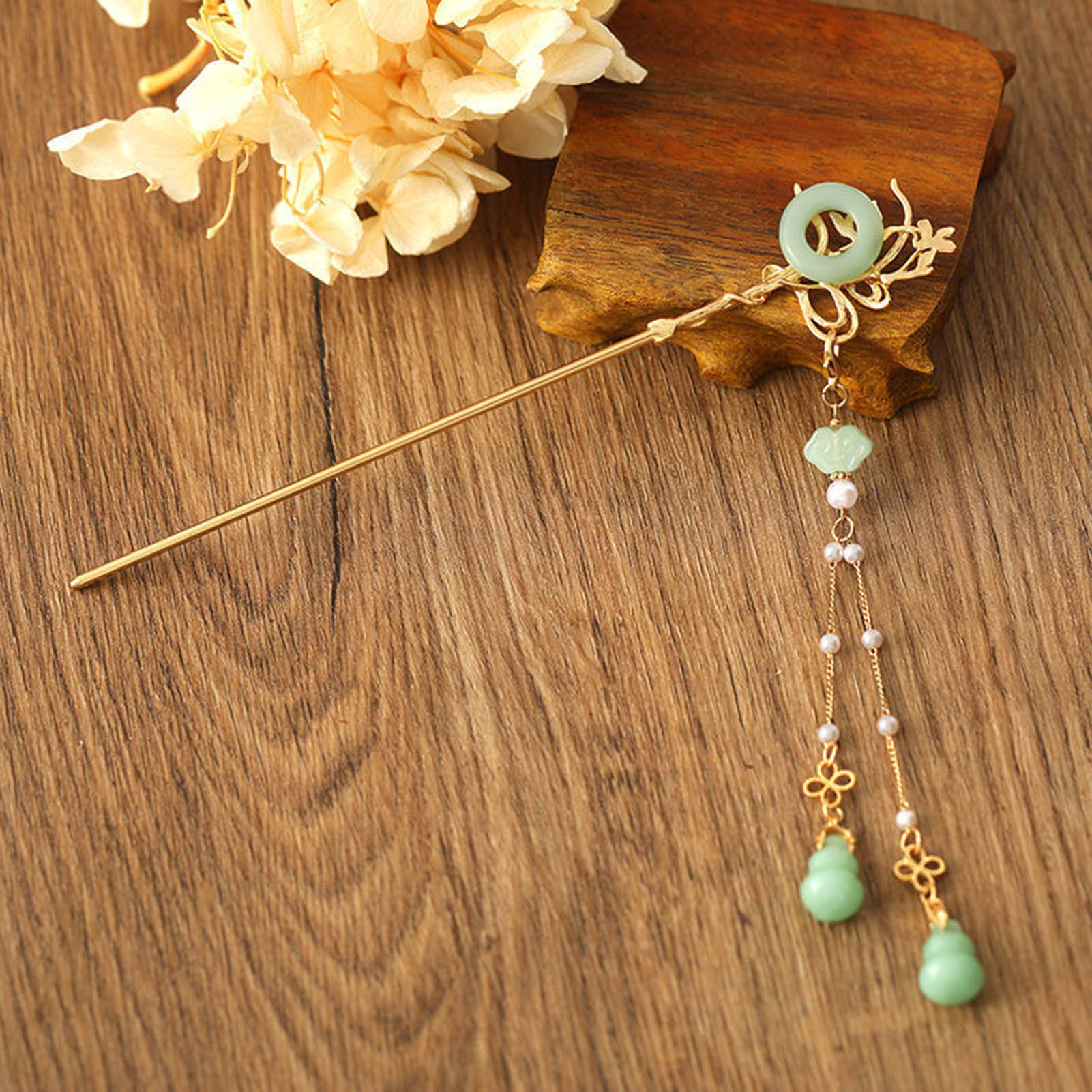 Chinese Stijl Glazen Haarspeld - Women Accessories Shop recensie en prijs