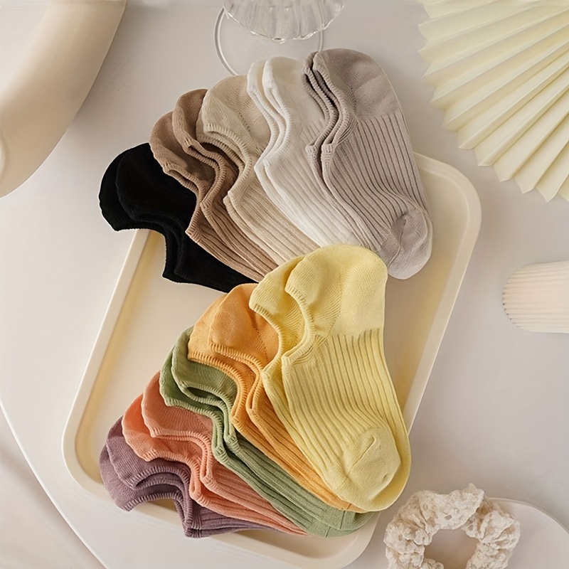 5 Paar Kleurrijke Geribbelde K - Women'S Ankle Accessories recensie en prijs