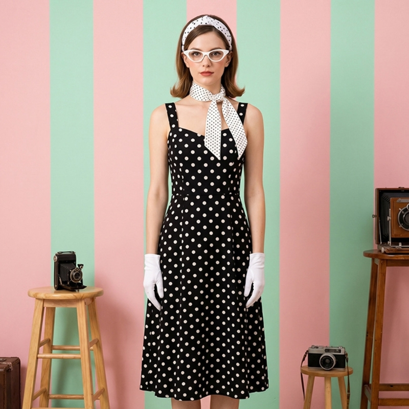 5-delige jaren 50 vrouwenkostu - Women'S Accessories In The 1950S recensie en prijs