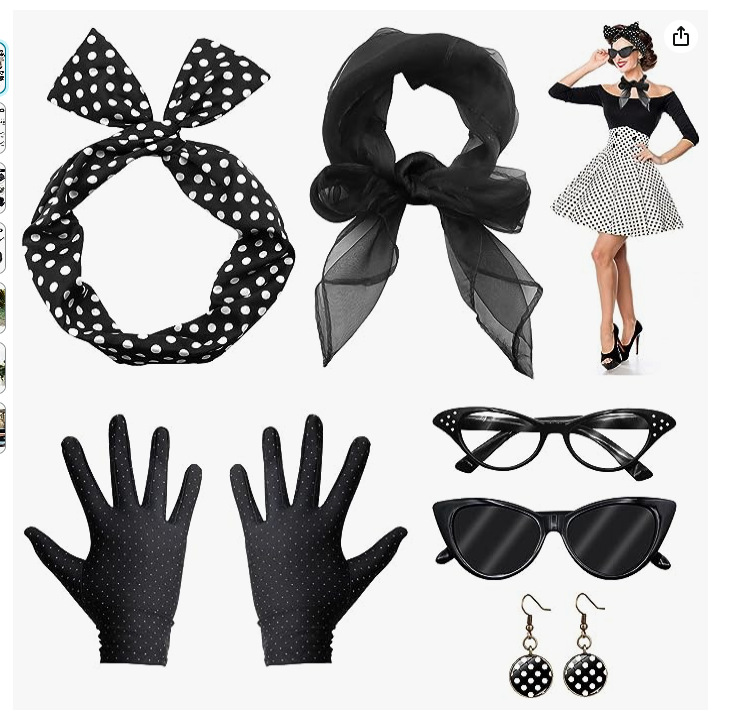 Jaren 50 Disco Kostuum Accesso - Women'S Accessories In The 1950S recensie en prijs